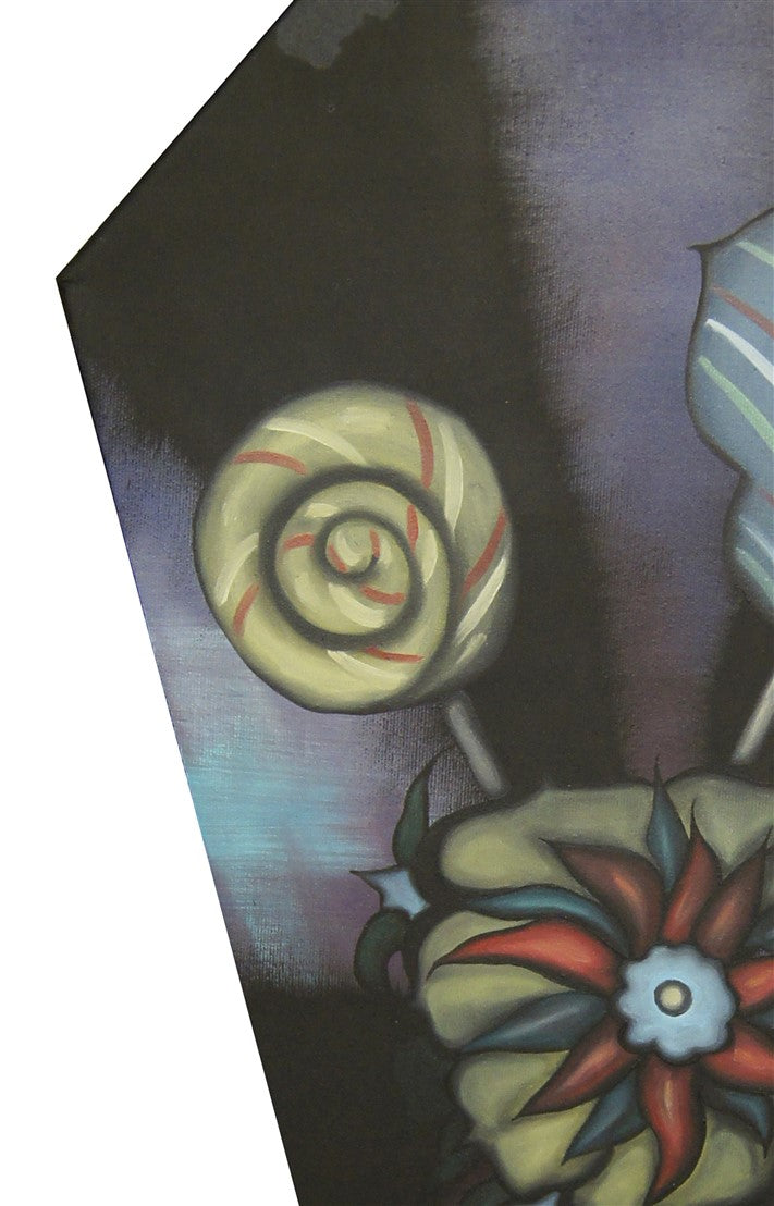 A coffin filled with delicacies.