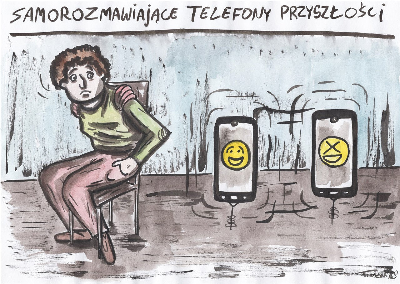 Self-talking smartphones.