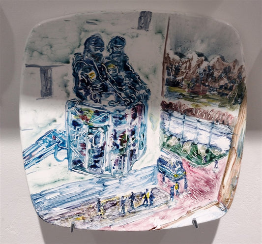 Police intervention.