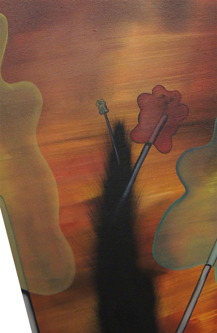 Coffin with a Gummy Bear Trail.