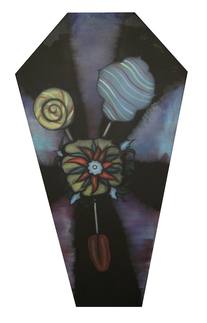 A coffin filled with delicacies.