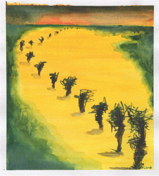 Island of withered trees.