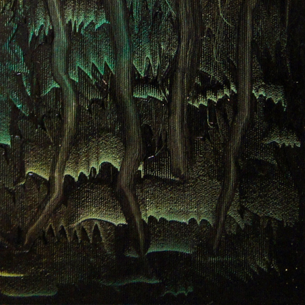 The peaks of the bloody rocks.