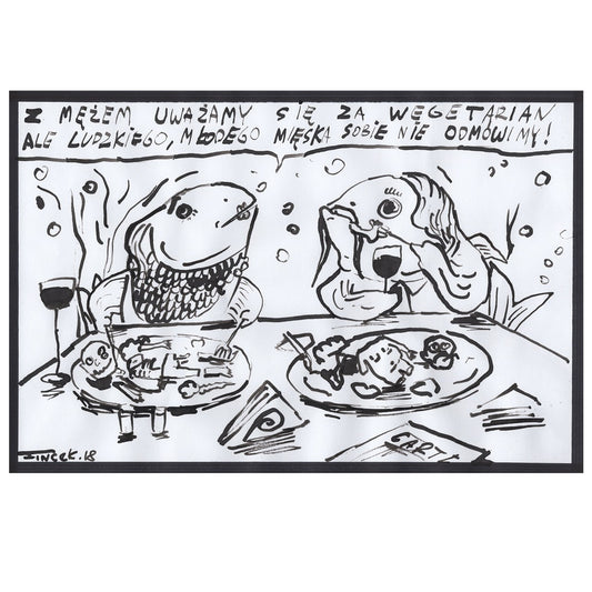 Fish diet.