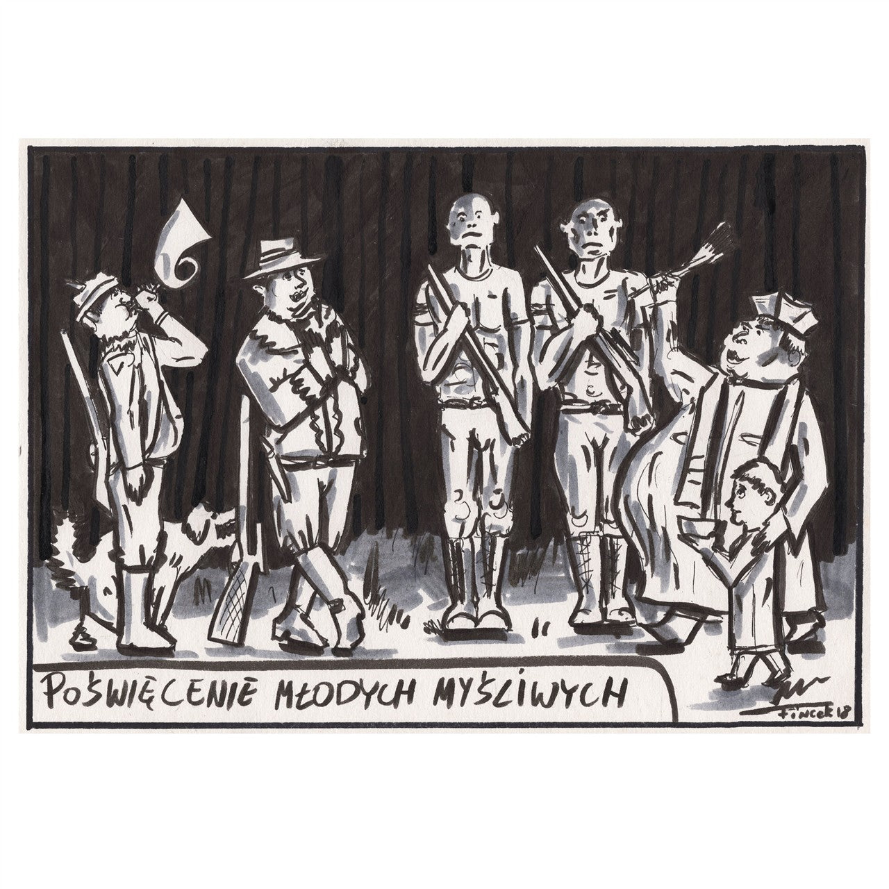 Consecrated by a priest.